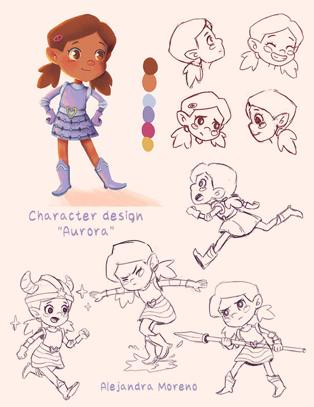 Character design Aurora
